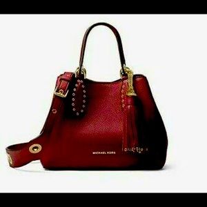 Michael Kors Brooklyn small oxblood color